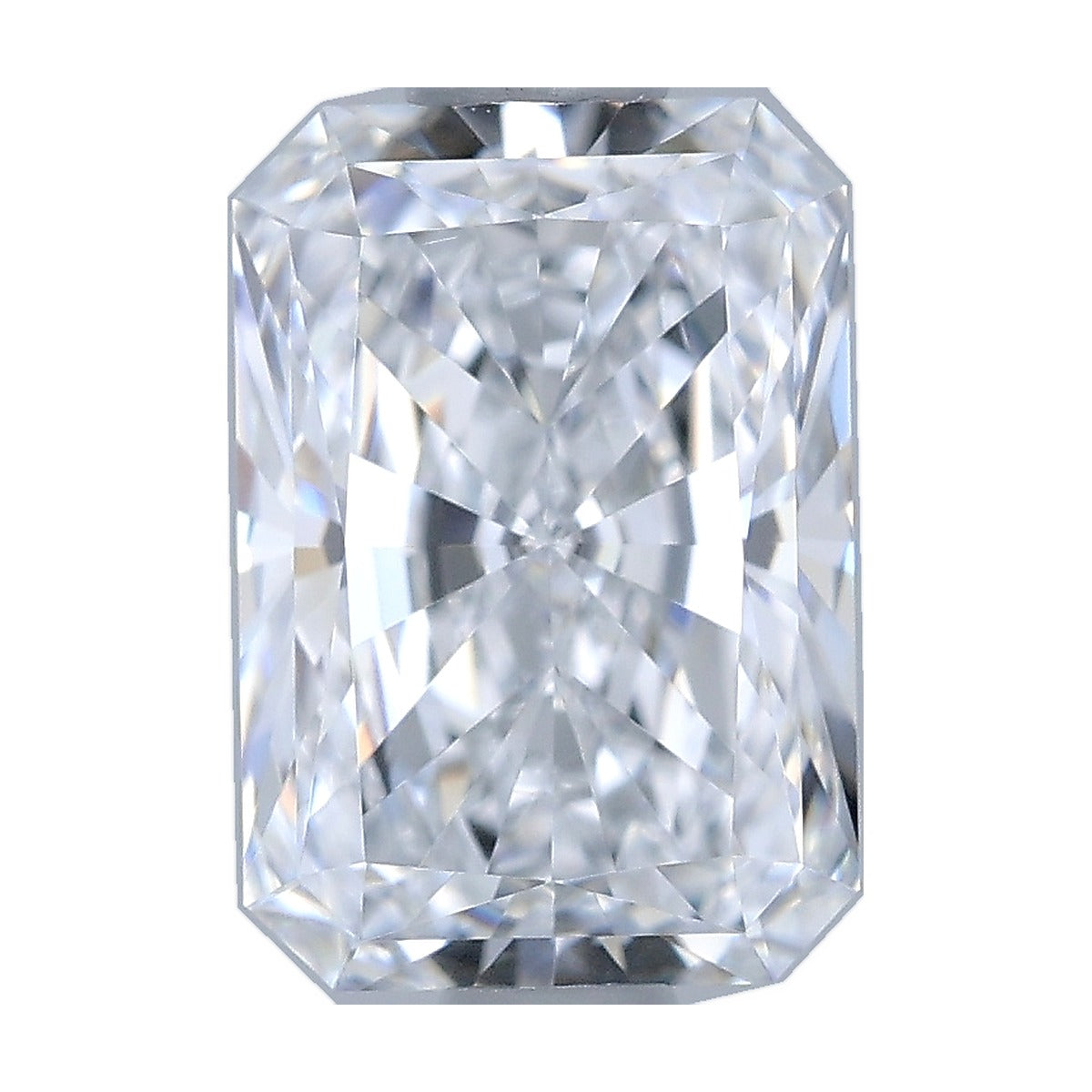 1.09 ct radiant lab-grown diamond, D color, VVS1 clarity, IGI certified, still from its 360° video