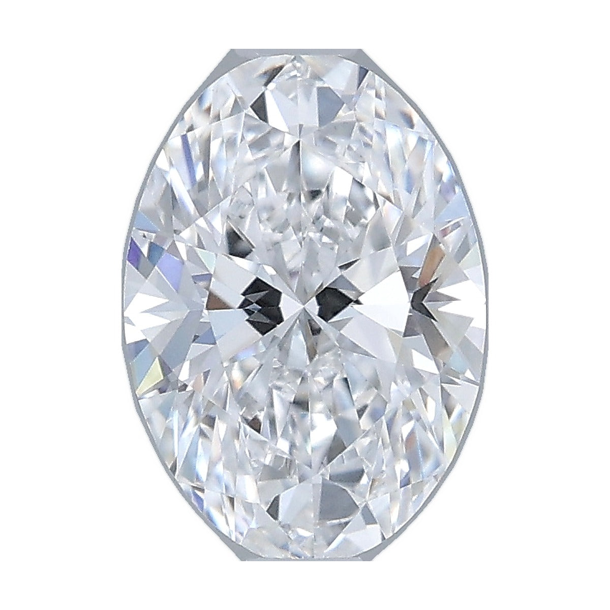 1.10 ct oval lab-grown diamond, D color, VS1 clarity, IGI certified, still from its 360° video