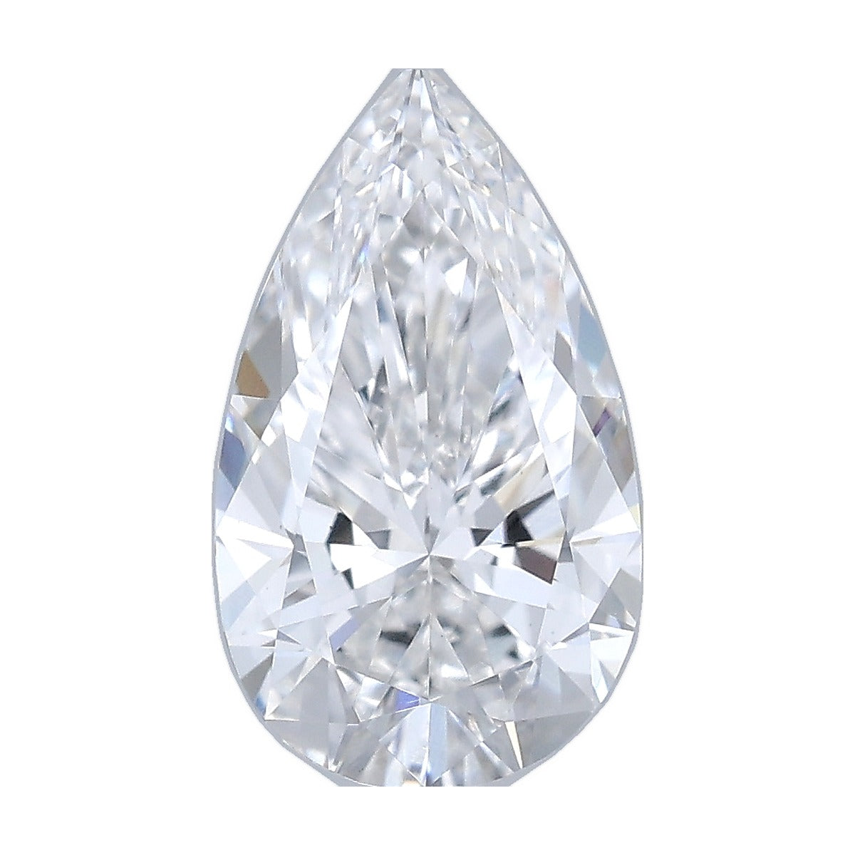 1.10 ct pear lab-grown diamond, D color, VS1 clarity, IGI certified, still from its 360° video