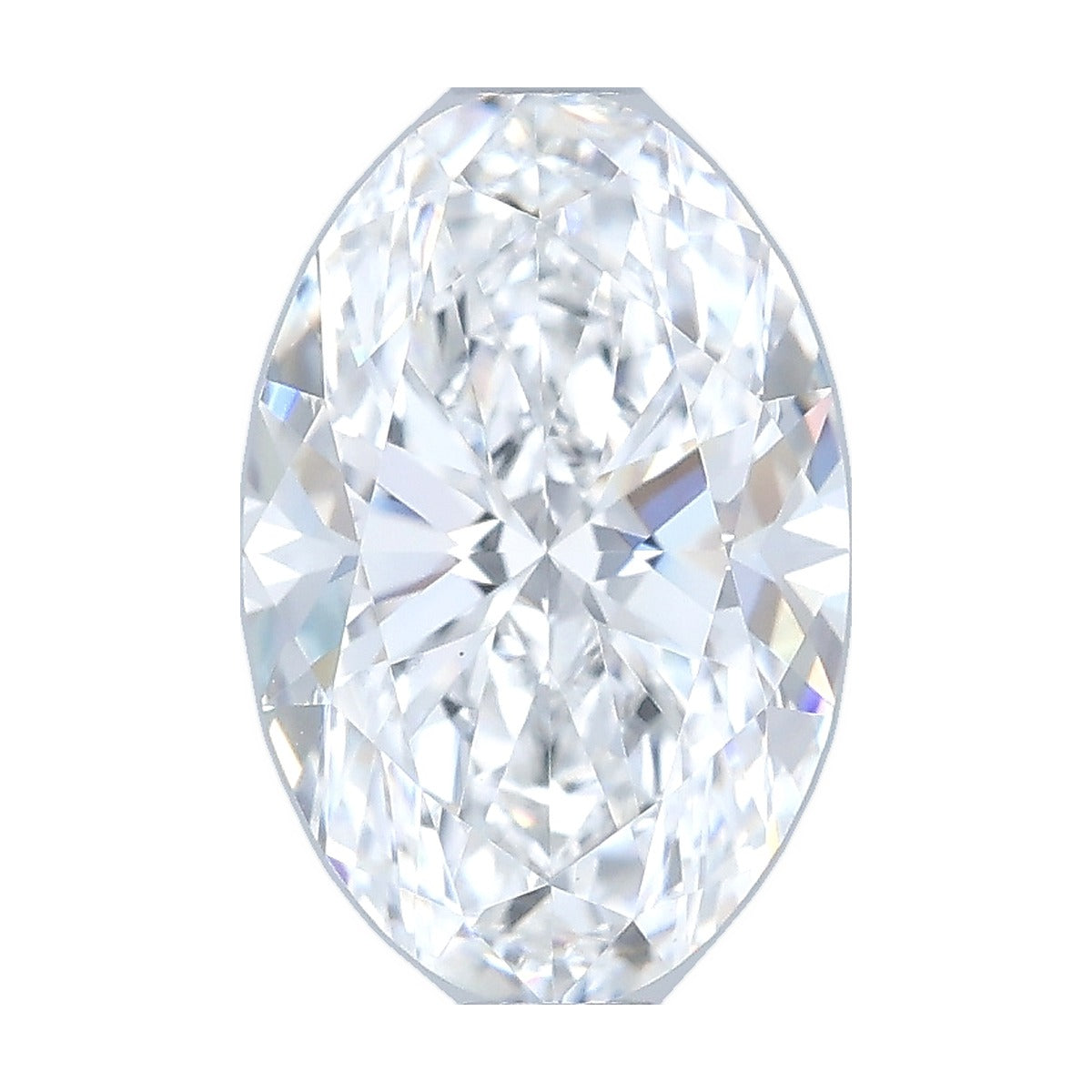 1.20 ct oval lab-grown diamond, D color, VS1 clarity, IGI certified, still from its 360° video