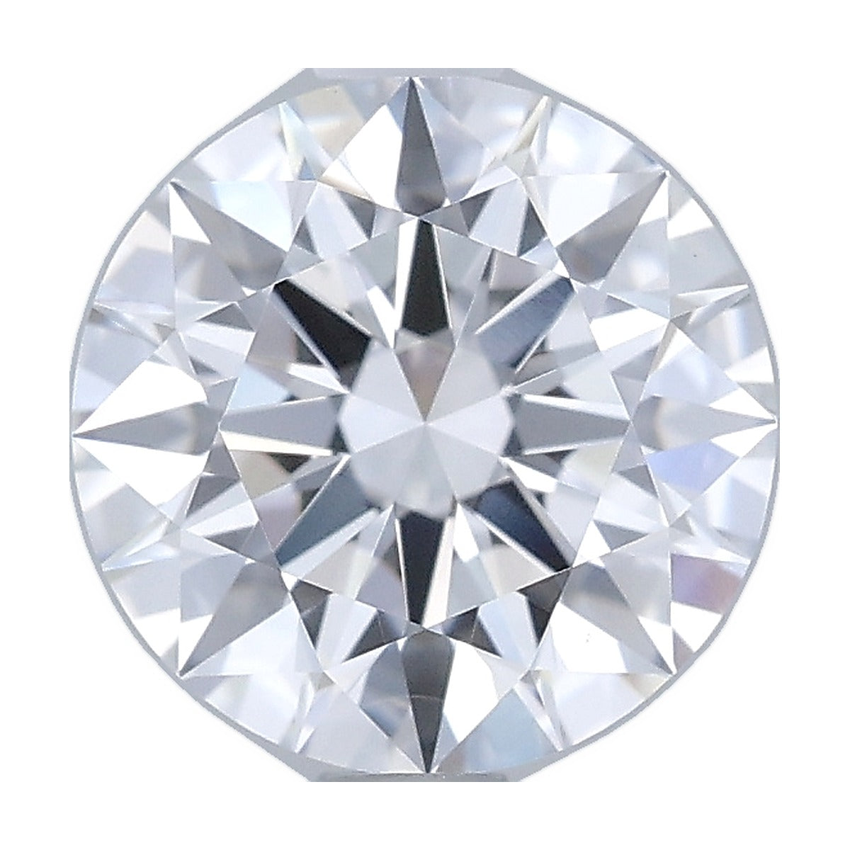 1.20 ct round lab-grown diamond, D color, VS2 clarity, GIA certified, still from its 360° video