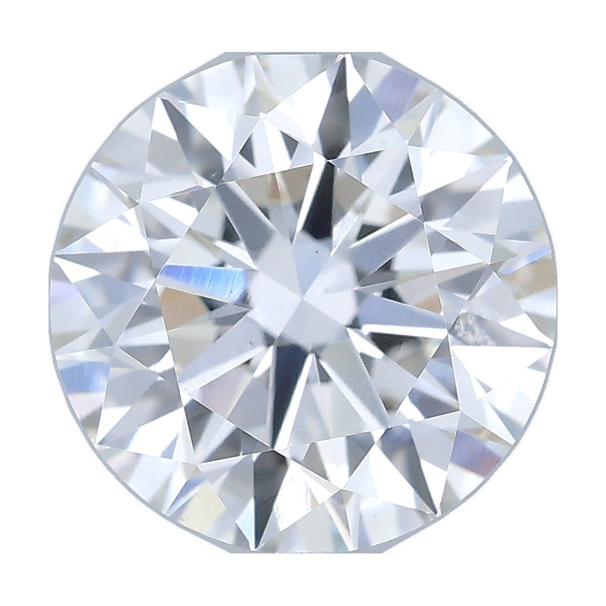 1.20 ct round lab-grown diamond, F color, VS1 clarity, IGI certified, still from its 360° video