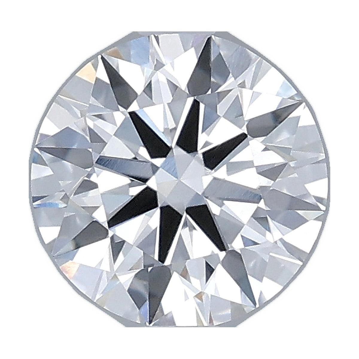 1.31 ct round lab-grown diamond, D color, VVS1 clarity, IGI certified, still from its 360° video