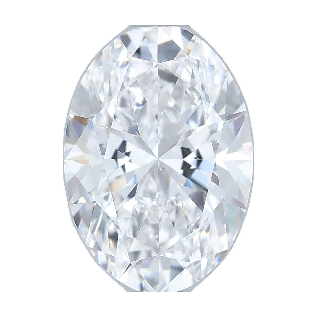 1.32 ct oval lab-grown diamond, D color, VVS2 clarity, IGI certified, still from its 360° video