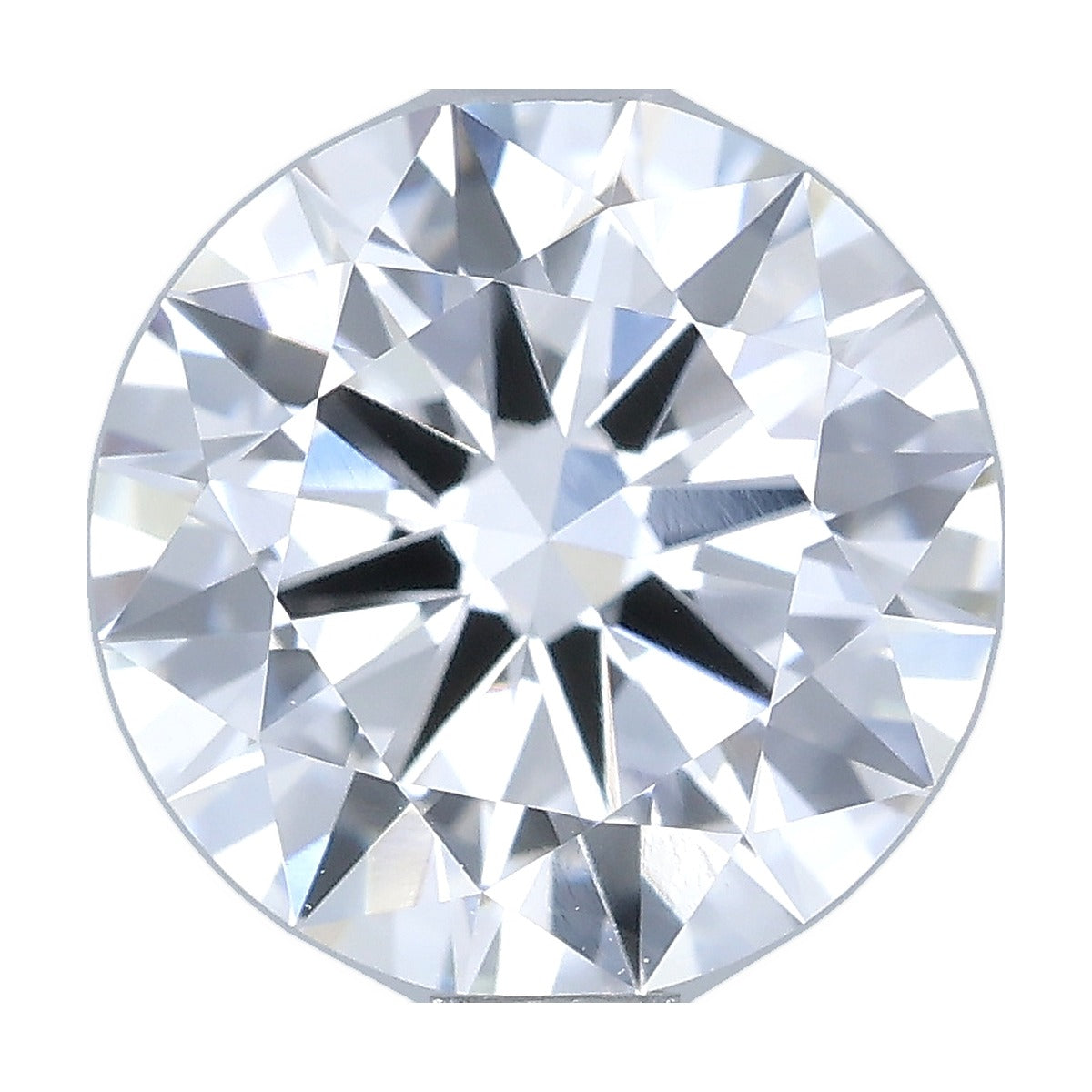 1.32 ct round lab-grown diamond, D color, VVS2 clarity, IGI certified, still from its 360° video