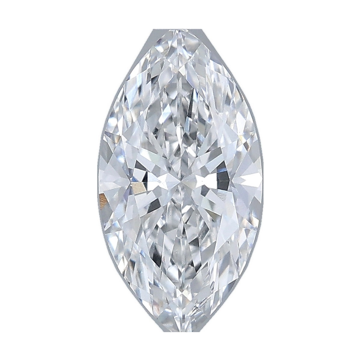1.35 ct marquise lab-grown diamond, D color, VVS2 clarity, IGI certified, still from its 360° video