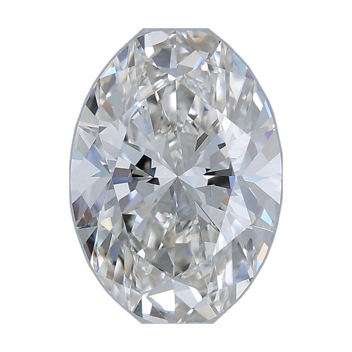 1.41 ct oval lab-grown diamond, G color, VVS2 clarity, IGI certified, still from its 360° video