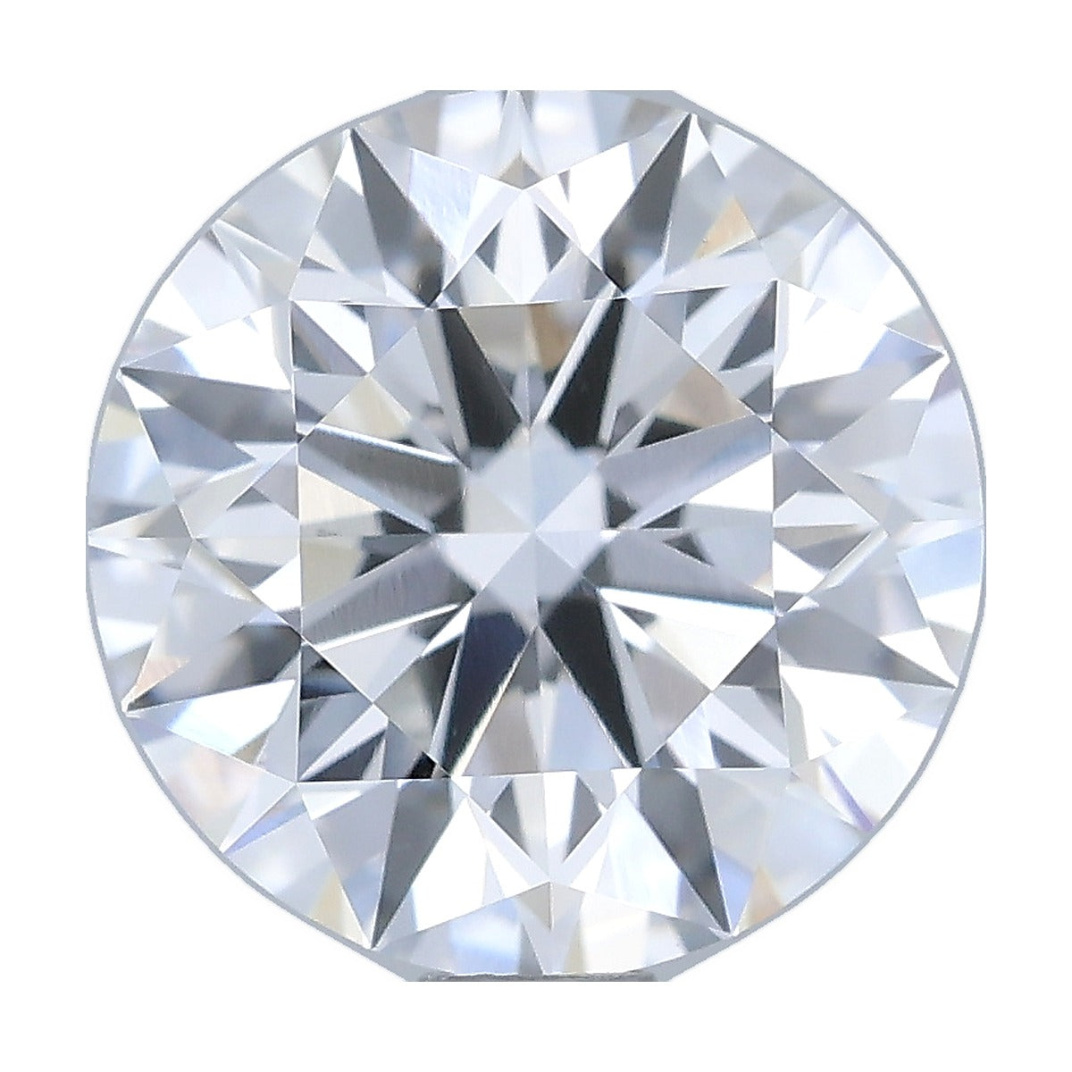 1.44 ct round lab-grown diamond, E color, VS1 clarity, IGI certified, still from its 360° video
