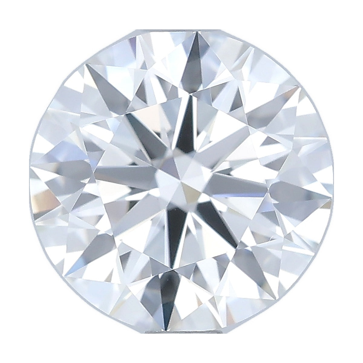 1.50 ct round lab-grown diamond, E color, VS1 clarity, IGI certified, still from its 360° video