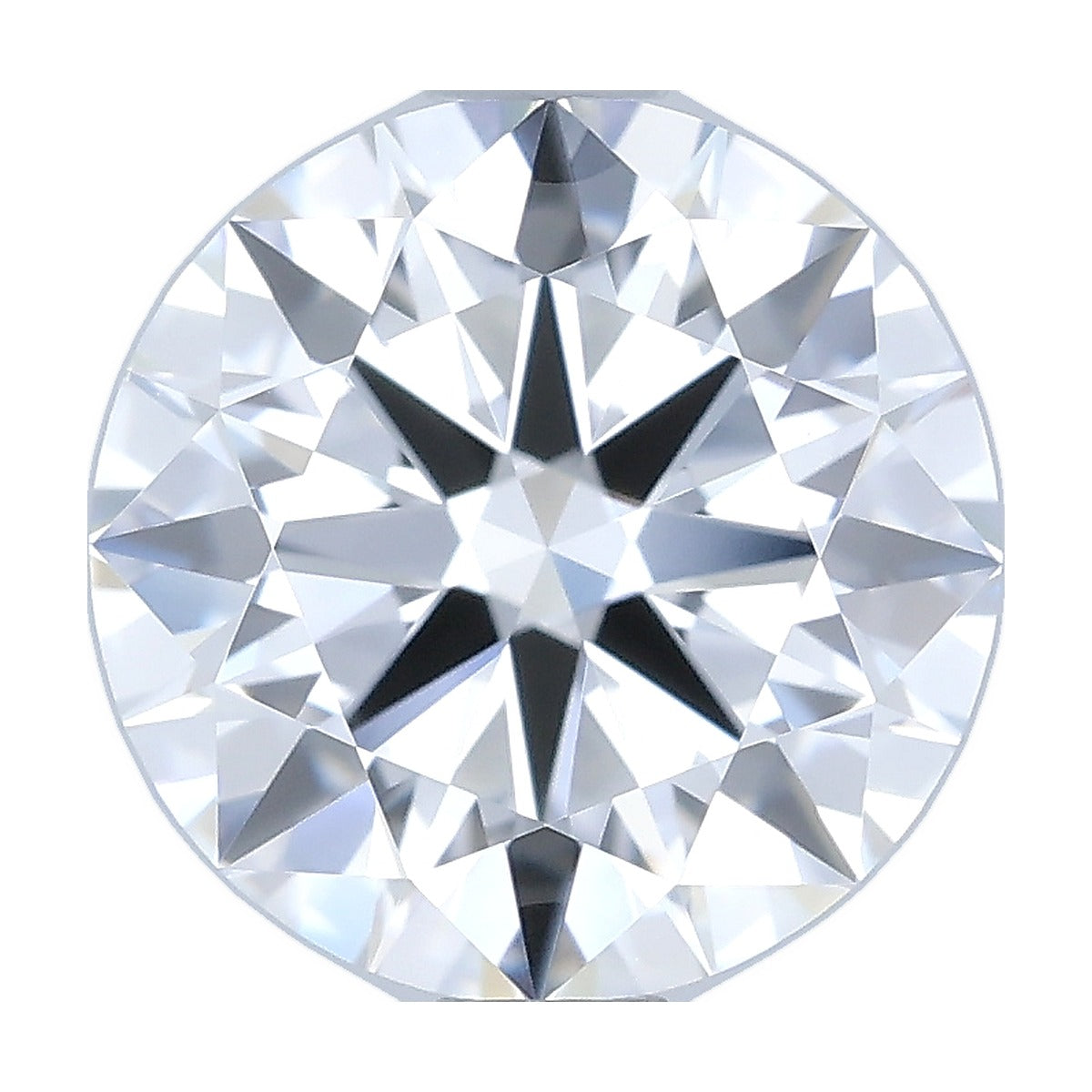 1.50 ct round lab-grown diamond, E color, VVS2 clarity, IGI certified, still from its 360° video