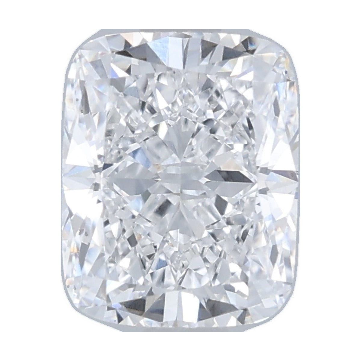 1.51 ct elongated cushion lab-grown diamond, D color, VS2 clarity, IGI certified, still from its 360° video