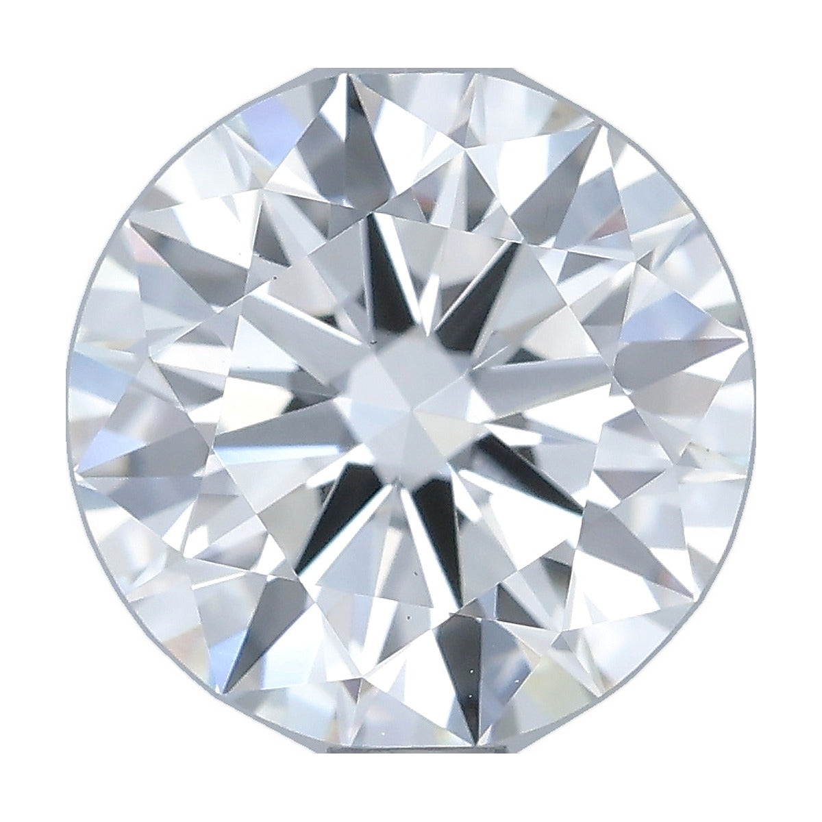 1.52 ct round lab-grown diamond, F color, VS1 clarity, IGI certified, still from its 360° video