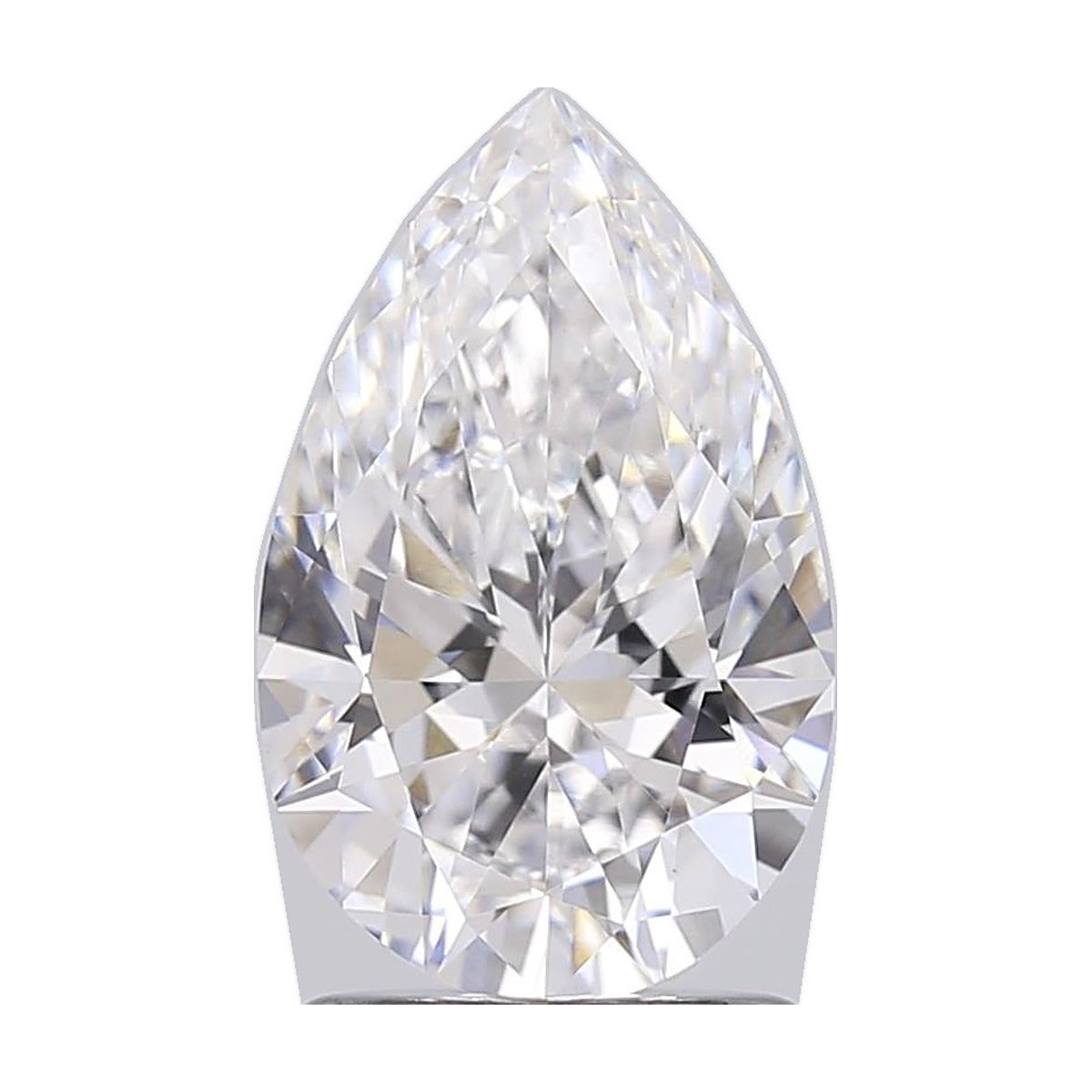 1.53 ct pear lab-grown diamond, D color, VS1 clarity, IGI certified, still from its 360° video