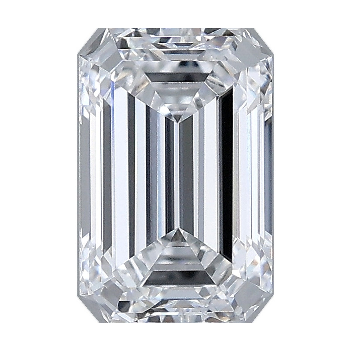 1.54 ct emerald lab-grown diamond, D color, VVS2 clarity, IGI certified, still from its 360° video