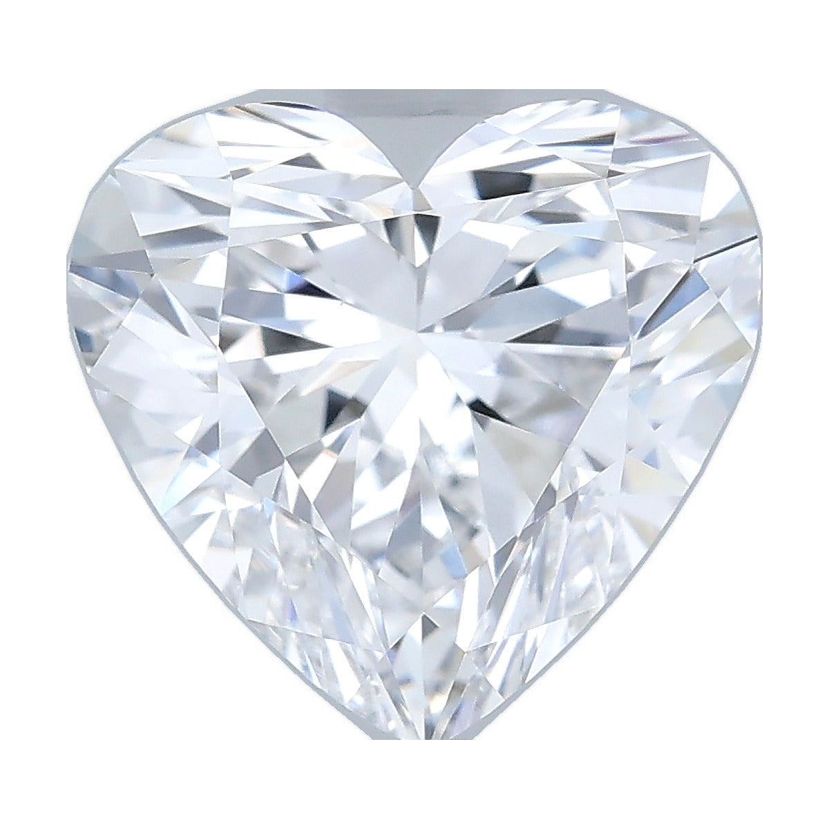 1.54 ct heart lab-grown diamond, D color, VVS2 clarity, IGI certified, still from its 360° video