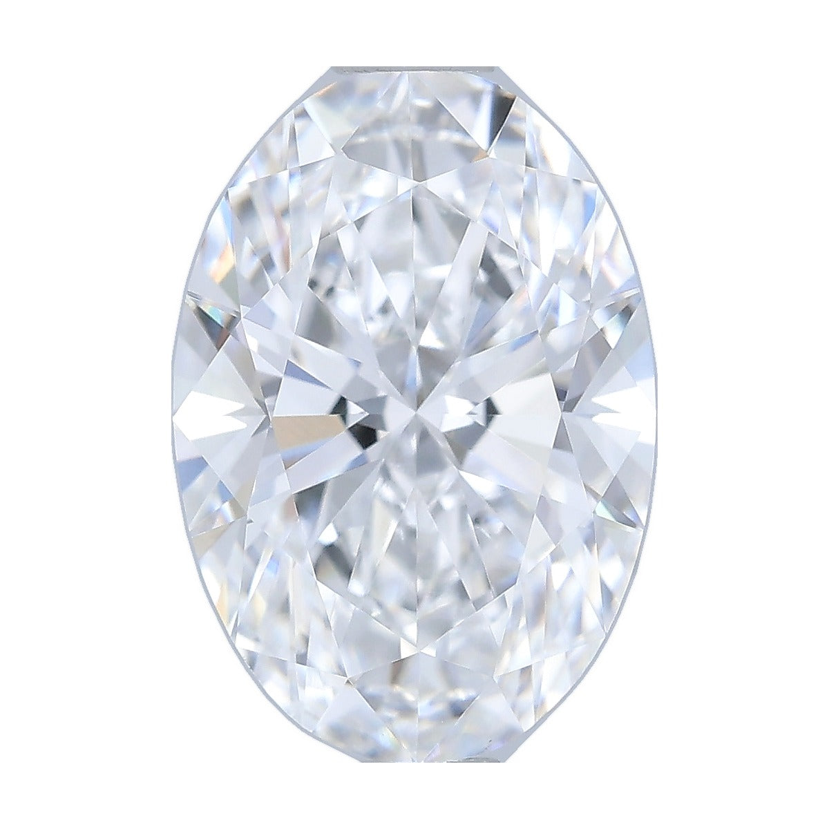 1.54 ct oval lab-grown diamond, D color, VVS2 clarity, IGI certified, still from its 360° video