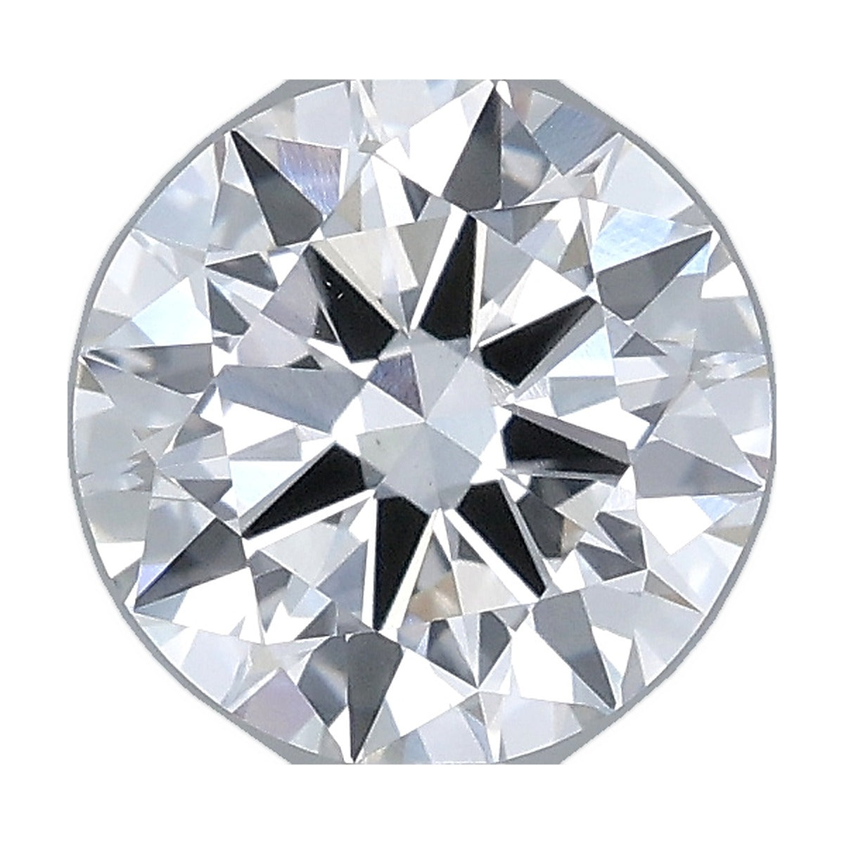 1.54 ct round lab-grown diamond, D color, VS1 clarity, IGI certified, still from its 360° video