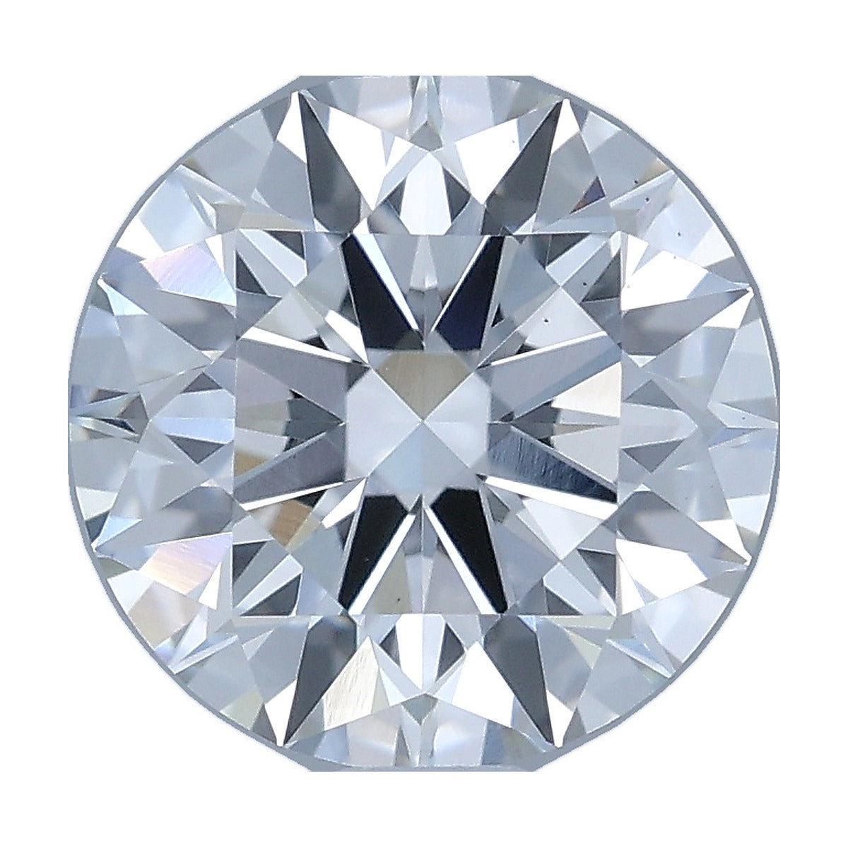 1.55 ct round lab-grown diamond, G color, VS1 clarity, IGI certified, still from its 360° video
