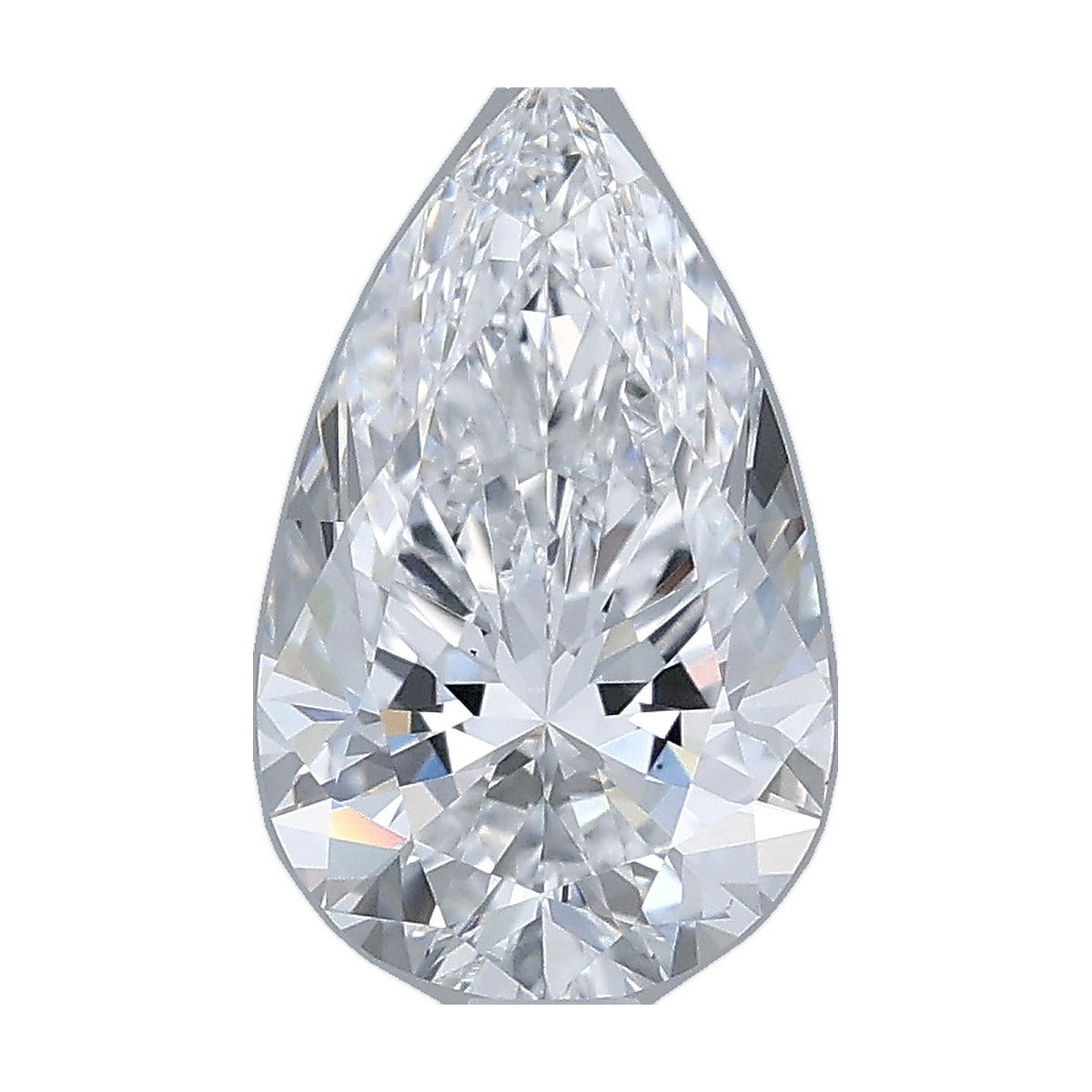 1.56 ct pear lab-grown diamond, D color, VS1 clarity, IGI certified, still from its 360° video