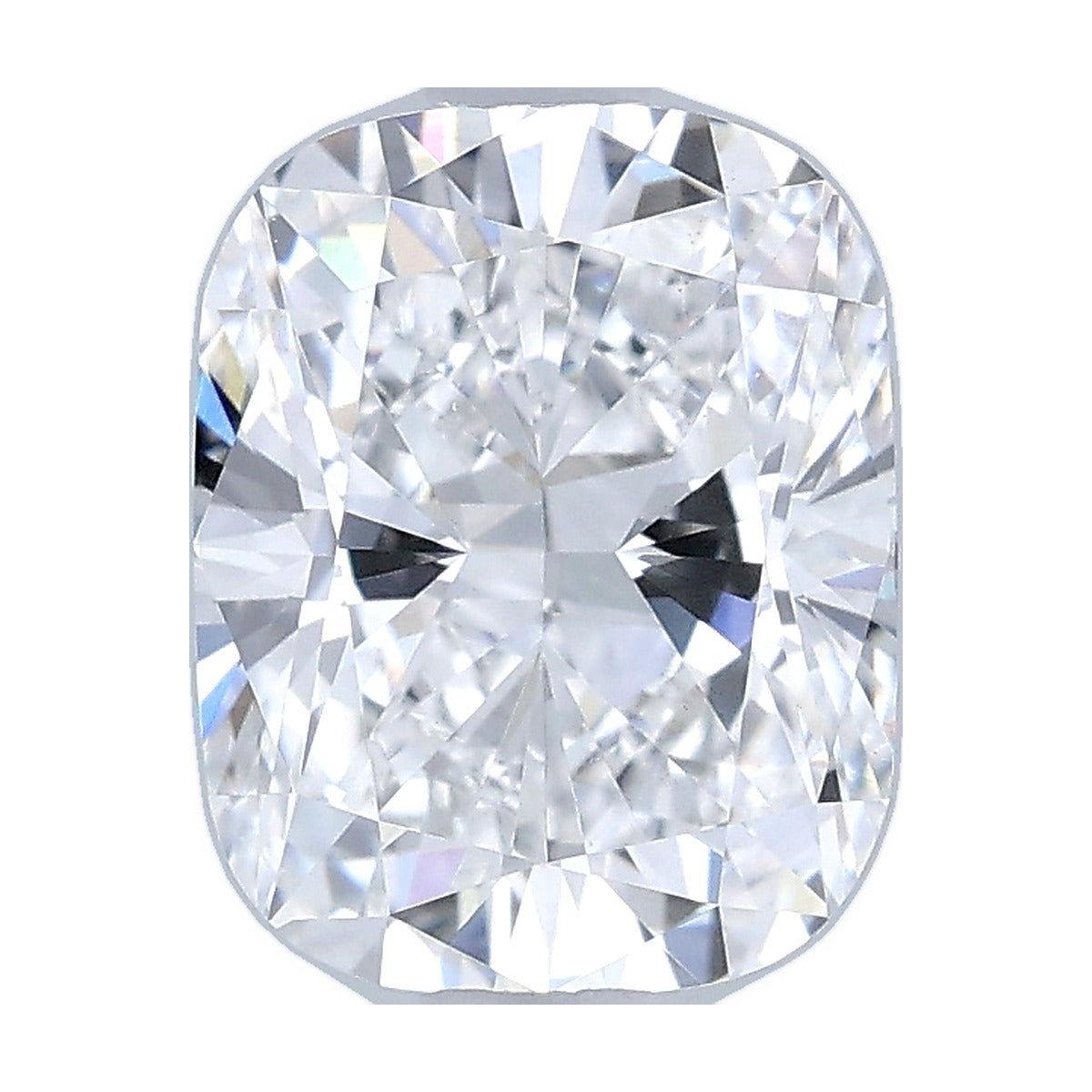 1.57 ct elongated cushion lab-grown diamond, D color, VS1 clarity, IGI certified, still from its 360° video