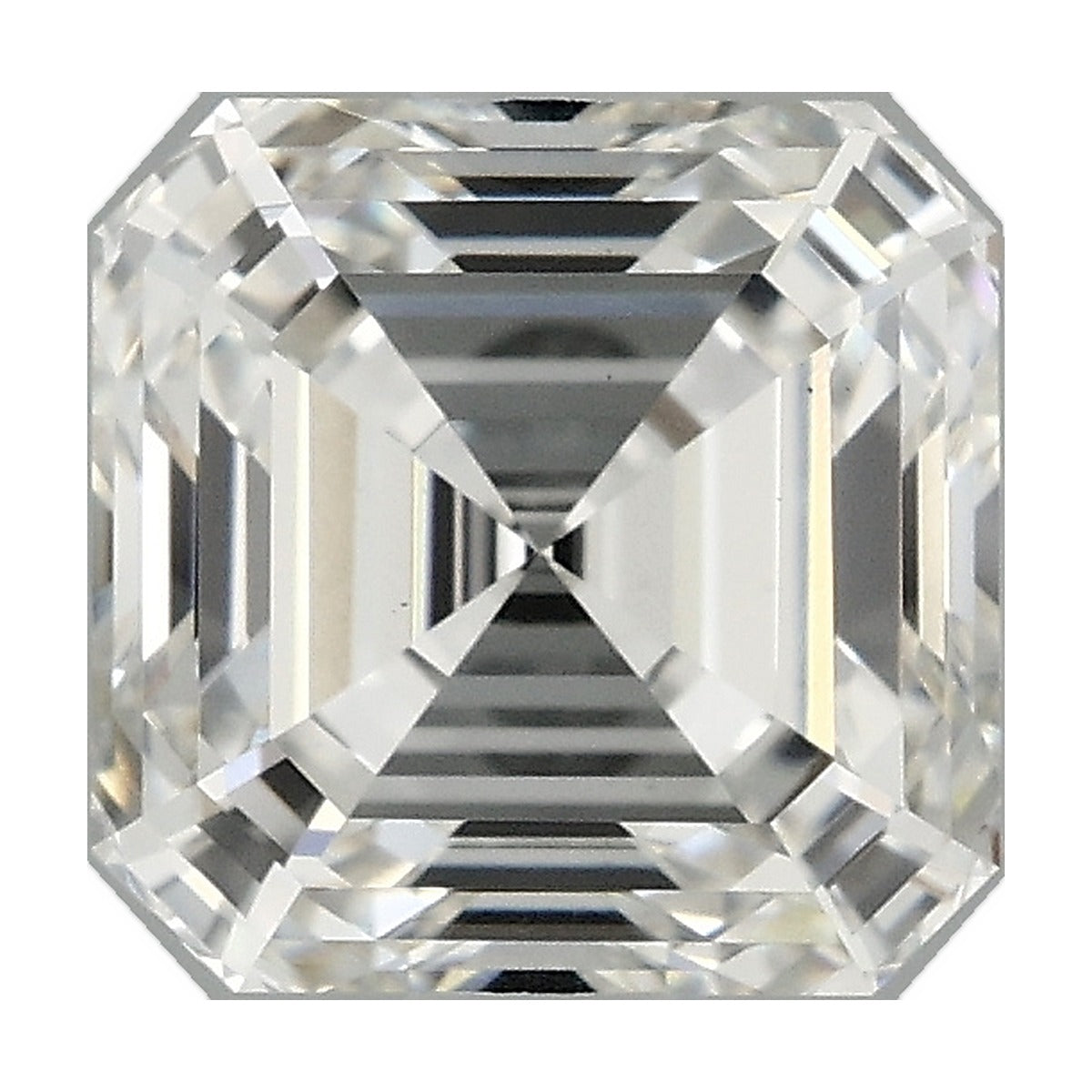 1.58 ct asscher lab-grown diamond, F color, VS1 clarity, IGI certified, still from its 360° video