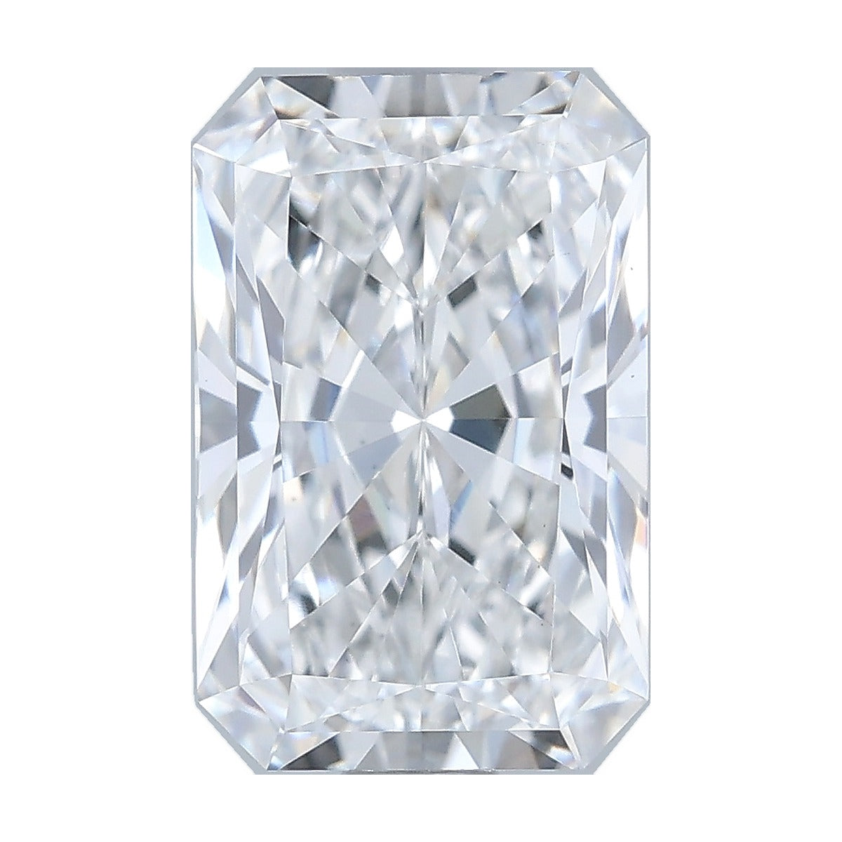 1.58 ct radiant lab-grown diamond, E color, VS1 clarity, IGI certified, still from its 360° video
