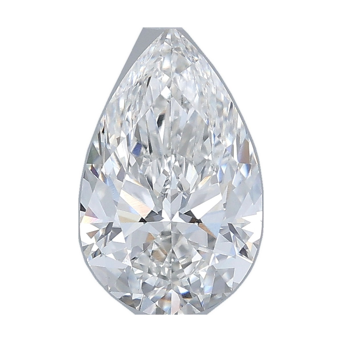 1.73 ct pear lab-grown diamond, F color, VS1 clarity, IGI certified, still from its 360° video