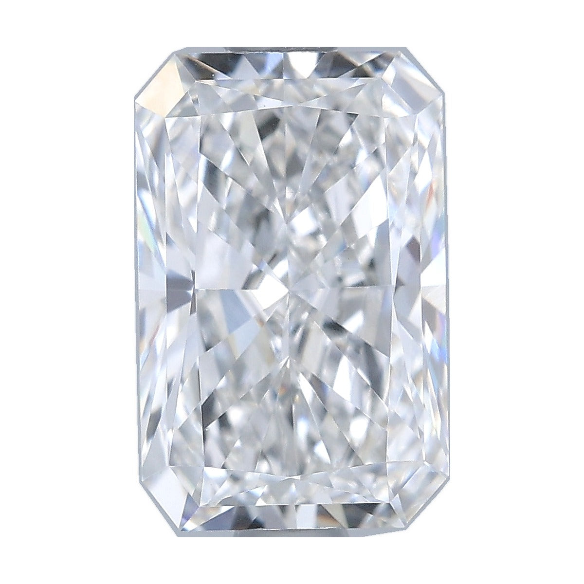 1.73 ct radiant lab-grown diamond, E color, VVS2 clarity, IGI certified, still from its 360° video