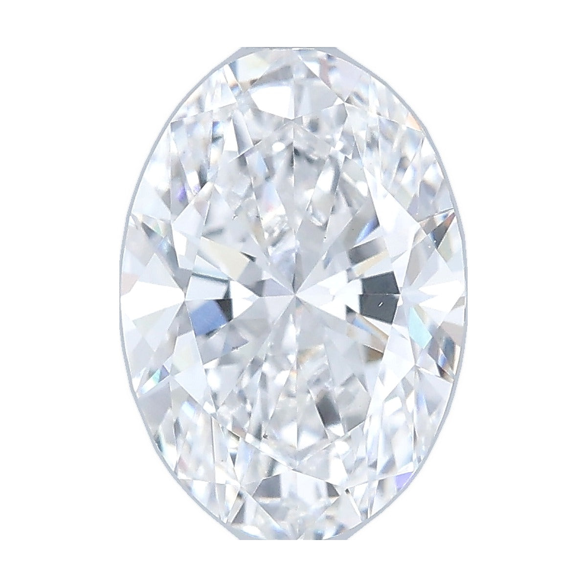 1.74 ct oval lab-grown diamond, D color, VS1 clarity, IGI certified, still from its 360° video
