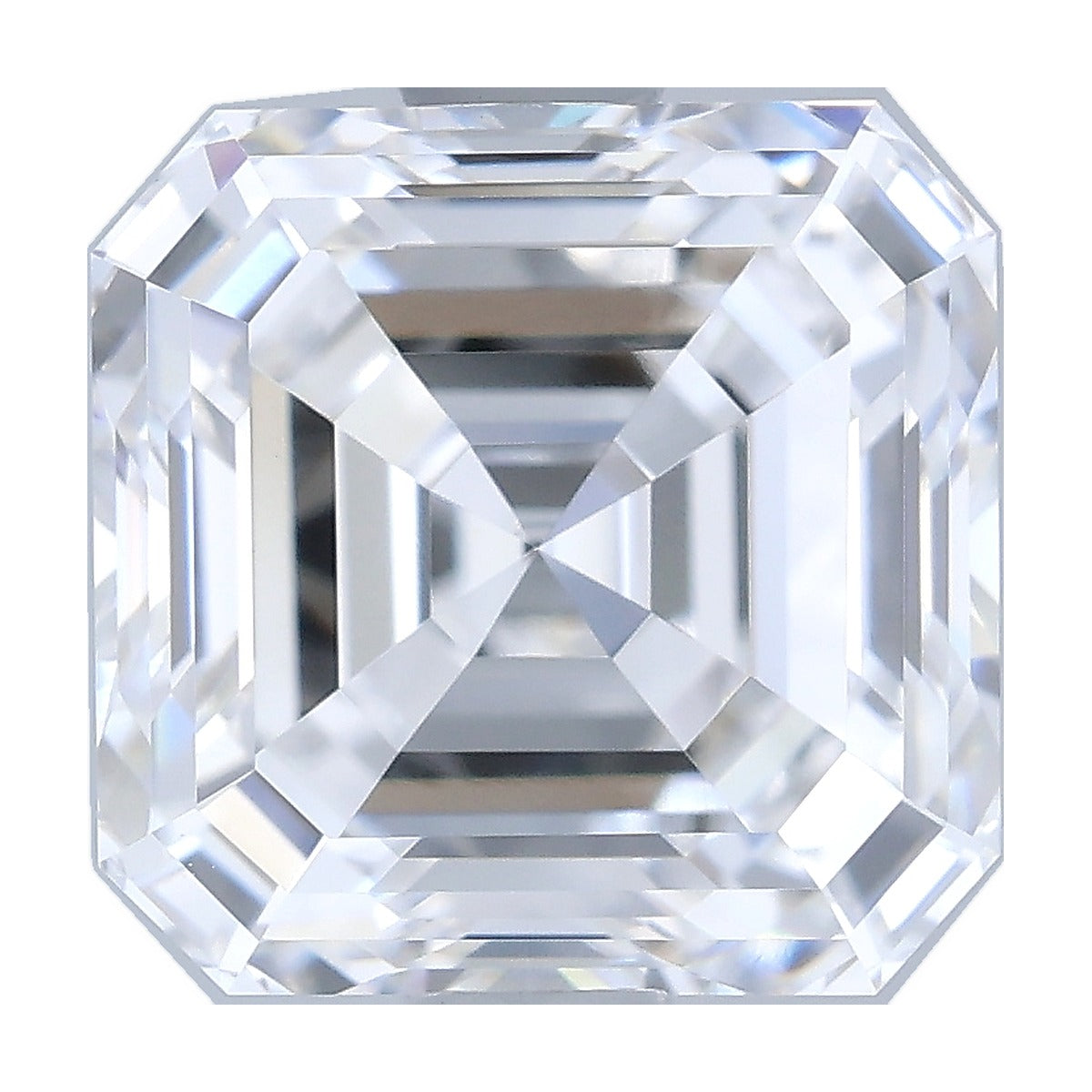 1.75 ct asscher lab-grown diamond, D color, VVS2 clarity, IGI certified, still from its 360° video