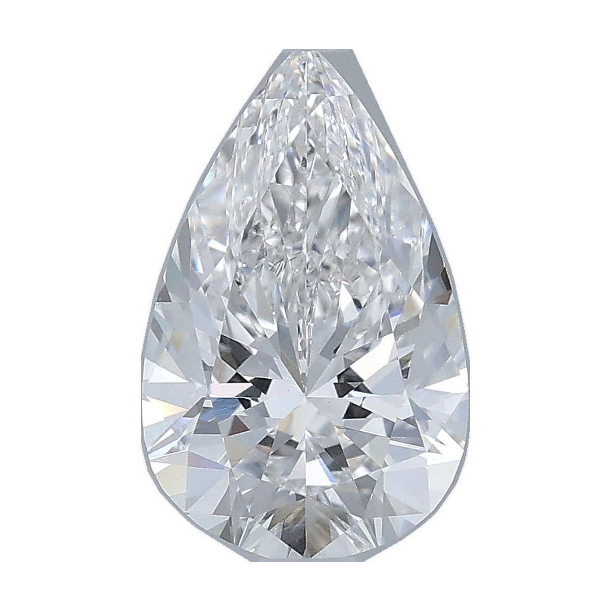 1.75 ct pear lab-grown diamond, E color, VVS2 clarity, IGI certified, still from its 360° video