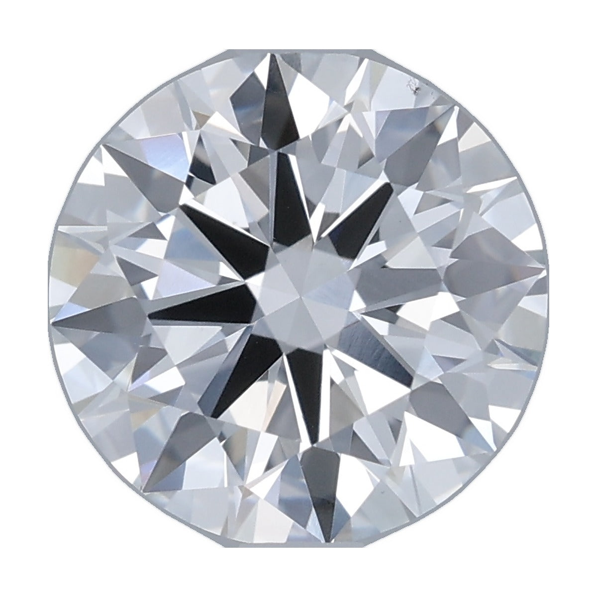 1.84 ct round lab-grown diamond, D color, VS1 clarity, IGI certified, still from its 360° video