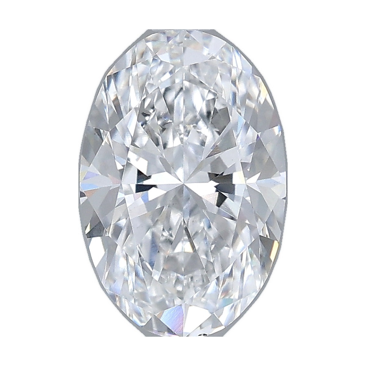 1.90 ct oval lab-grown diamond, D color, VS1 clarity, IGI certified, still from its 360° video