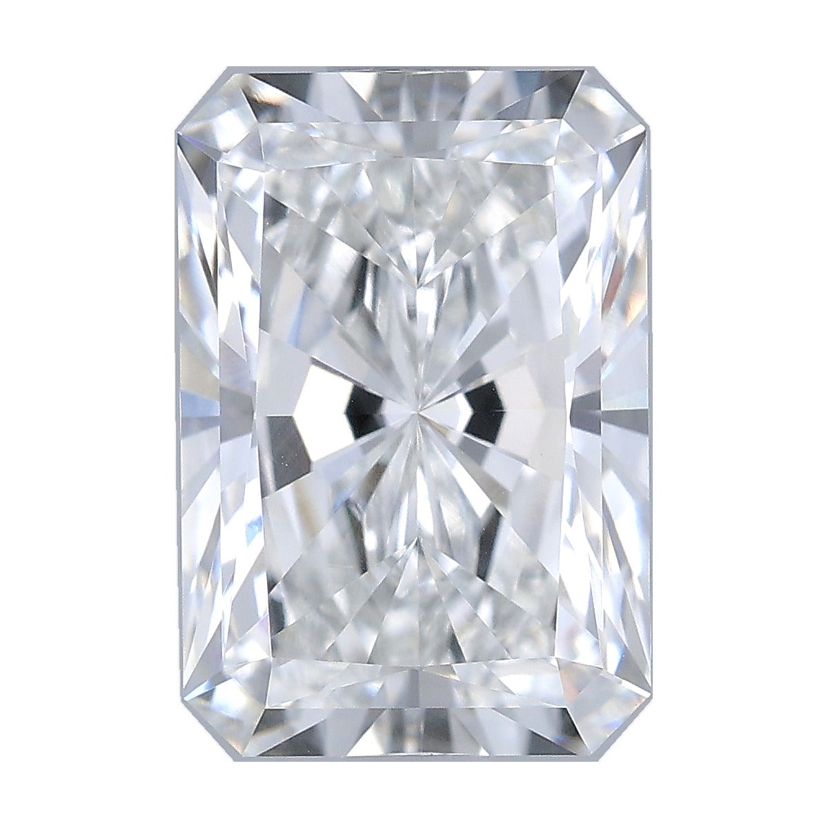 2.00 ct radiant lab-grown diamond, E color, IF clarity, IGI certified, still from its 360° video