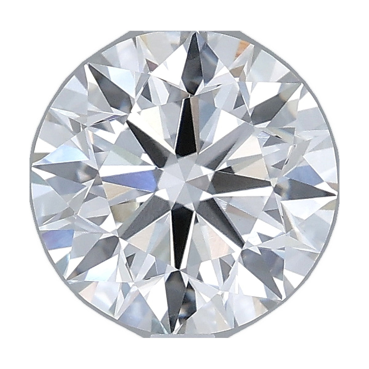 2.00 ct round lab-grown diamond, E color, VVS2 clarity, IGI certified, still from its 360° video