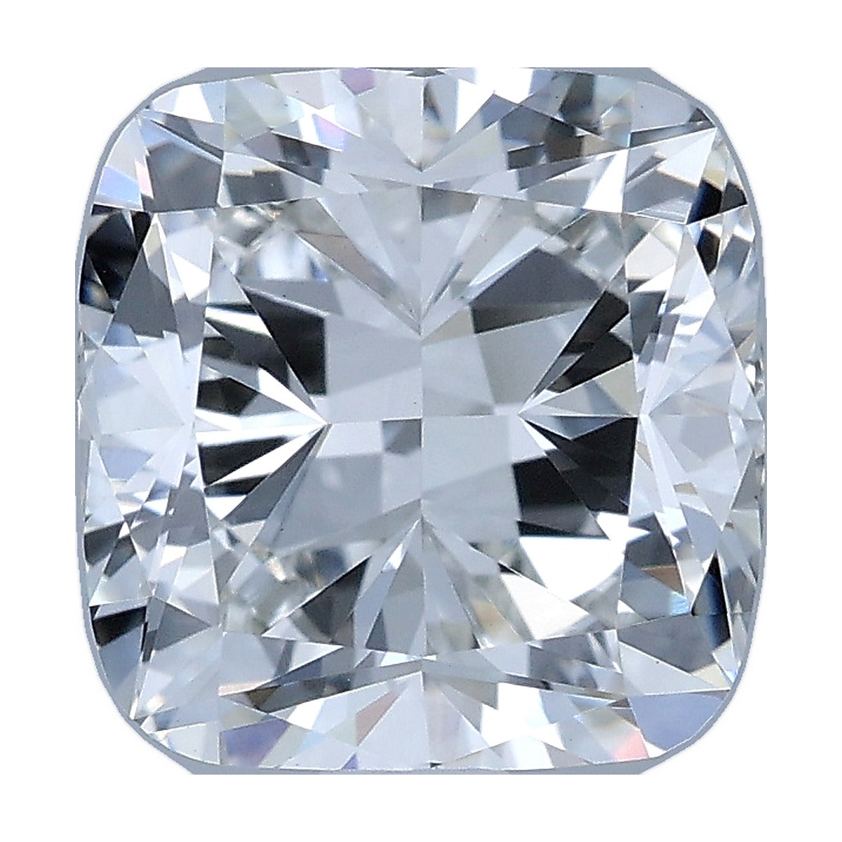 2.01 ct cushion lab-grown diamond, G color, VVS2 clarity, IGI certified, still from its 360° video