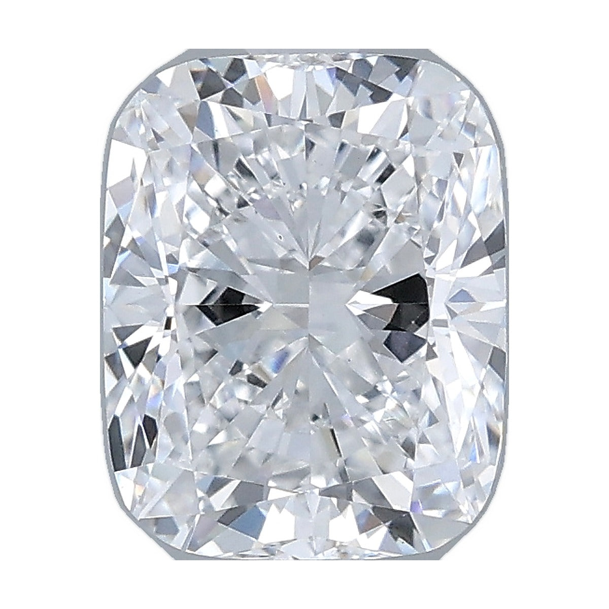 2.01 ct elongated cushion lab-grown diamond, D color, VS1 clarity, IGI certified, still from its 360° video