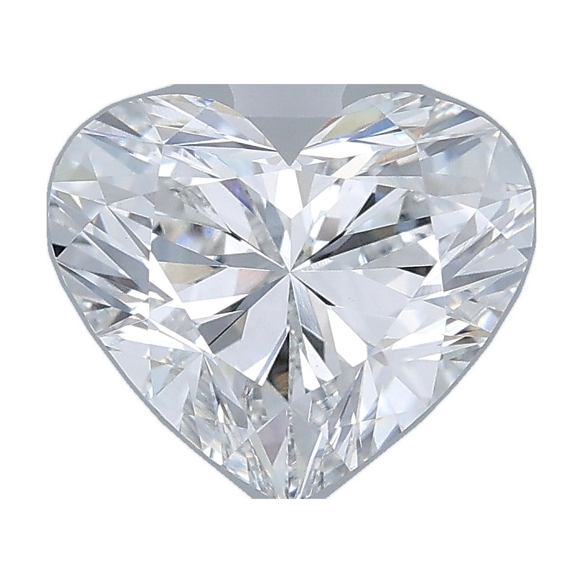 2.01 ct heart lab-grown diamond, F color, VVS2 clarity, IGI certified, still from its 360° video