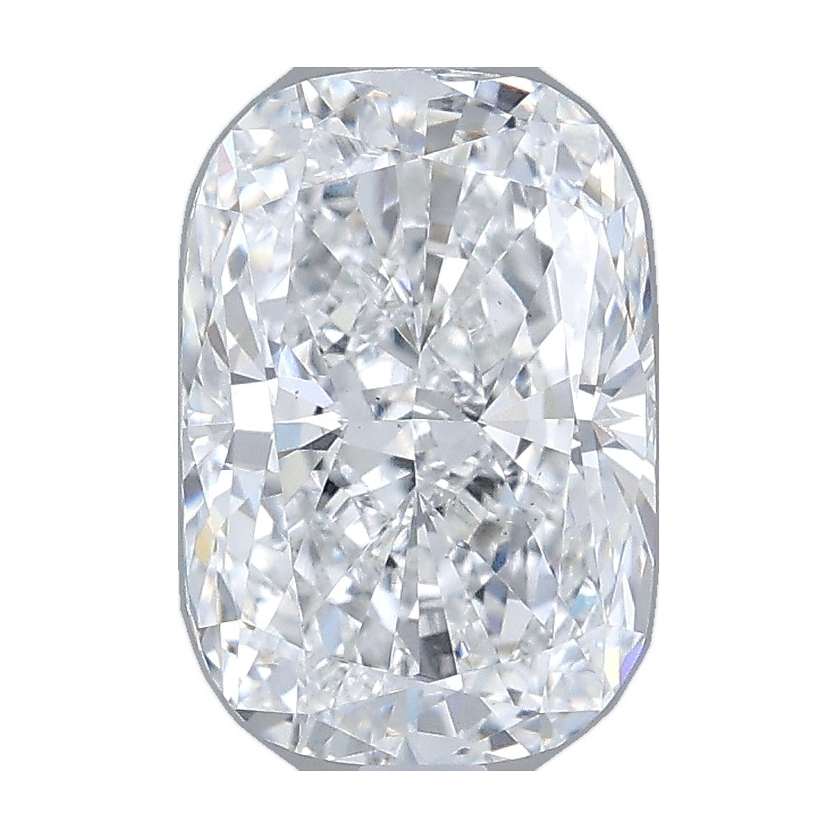 2.02 ct elongated cushion lab-grown diamond, D color, VS1 clarity, IGI certified, still from its 360° video
