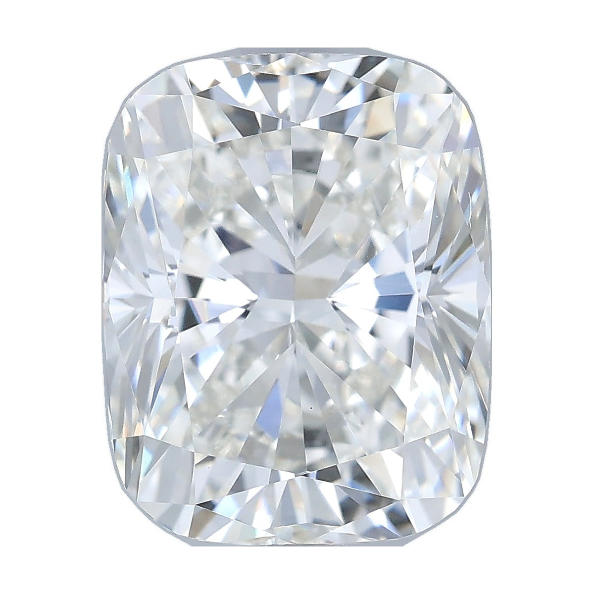 2.02 ct elongated cushion lab-grown diamond, F color, VVS2 clarity, IGI certified, still from its 360° video