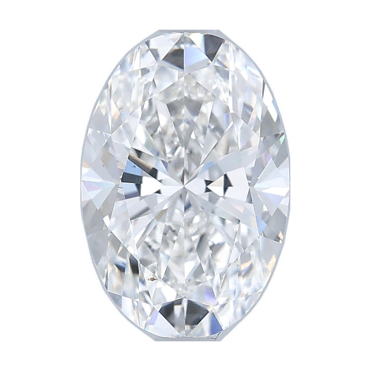 2.02 ct oval lab-grown diamond, E color, VS1 clarity, IGI certified, still from its 360° video