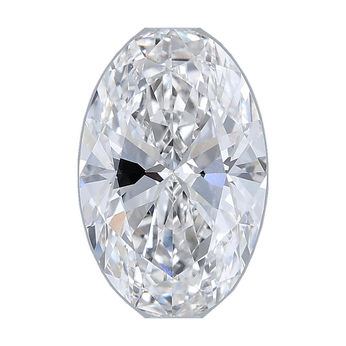 2.02 ct oval lab-grown diamond, F color, VVS2 clarity, IGI certified, still from its 360° video
