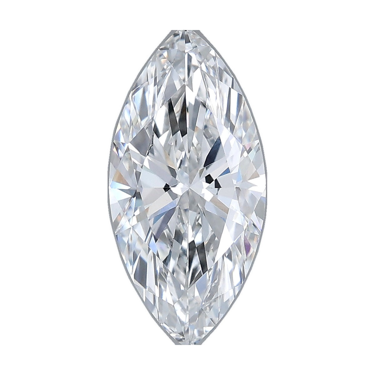 2.03 ct marquise lab-grown diamond, E color, VVS1 clarity, IGI certified, still from its 360° video