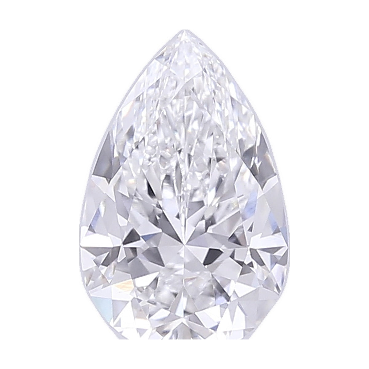 2.03 ct pear lab-grown diamond, E color, VVS2 clarity, IGI certified, still from its 360° video