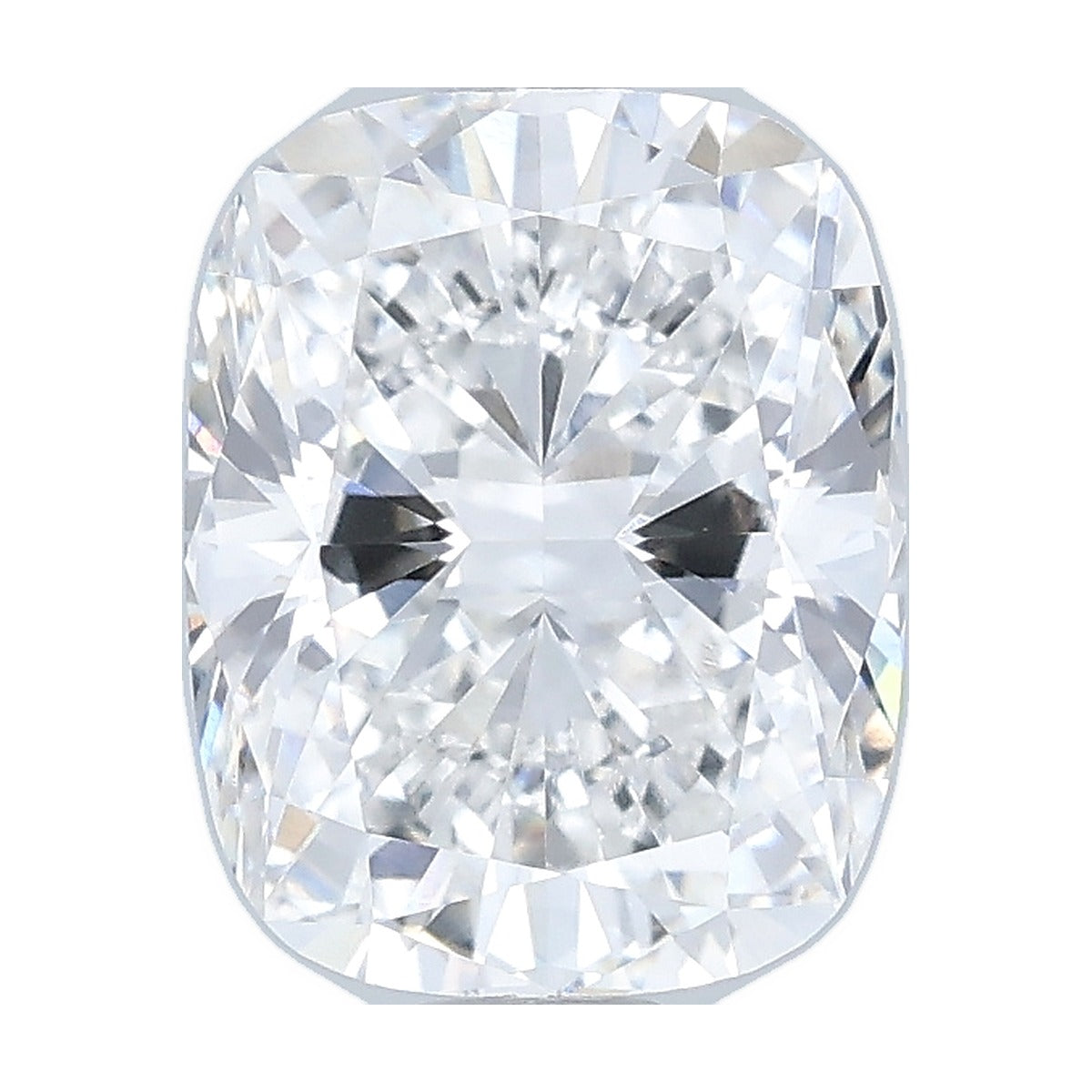 2.04 ct elongated cushion lab-grown diamond, E color, VVS2 clarity, IGI certified, still from its 360° video