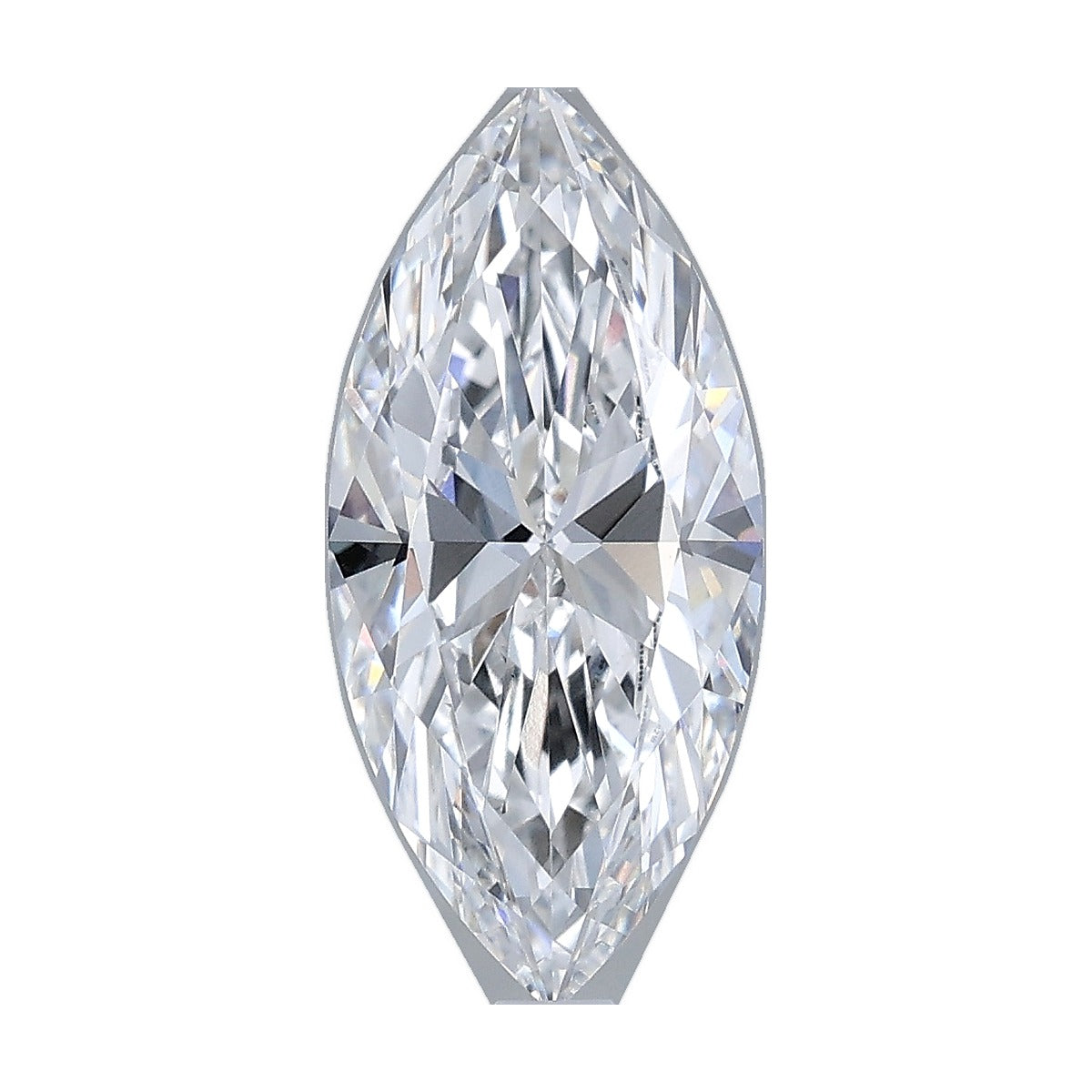 2.04 ct marquise lab-grown diamond, D color, VS1 clarity, IGI certified, still from its 360° video