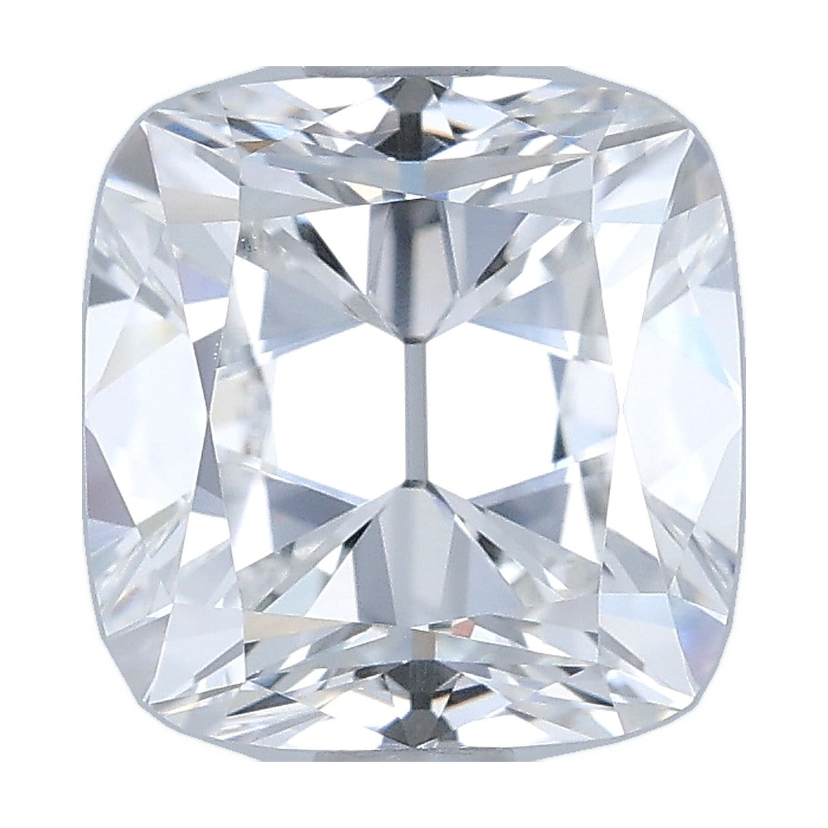 2.04 ct old mine cushion lab-grown diamond, E color, VVS2 clarity, IGI certified, still from its 360° video