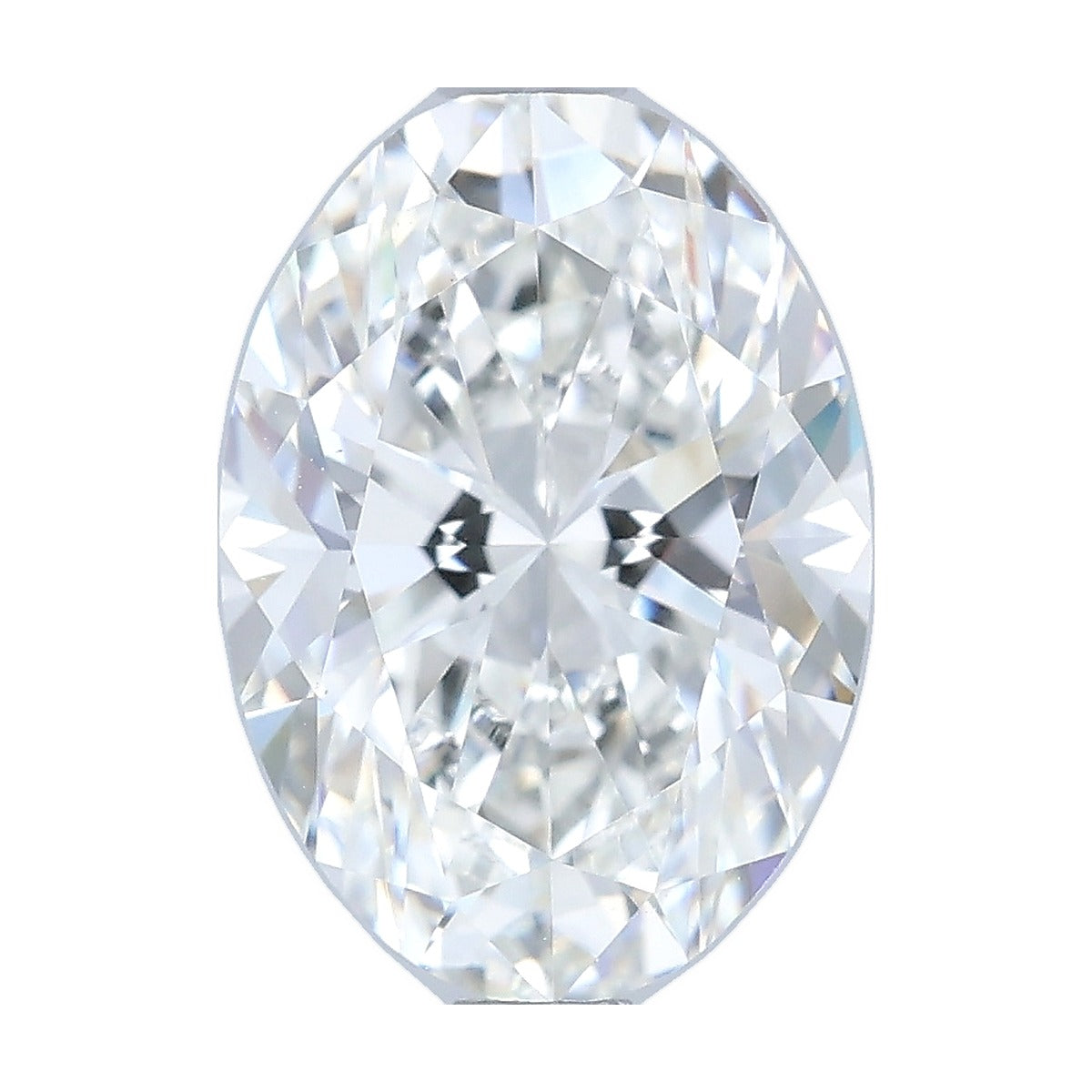 2.04 ct oval lab-grown diamond, F color, VVS2 clarity, IGI certified, still from its 360° video