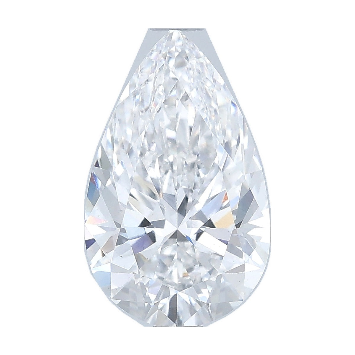 2.04 ct pear lab-grown diamond, E color, VS1 clarity, IGI certified, still from its 360° video