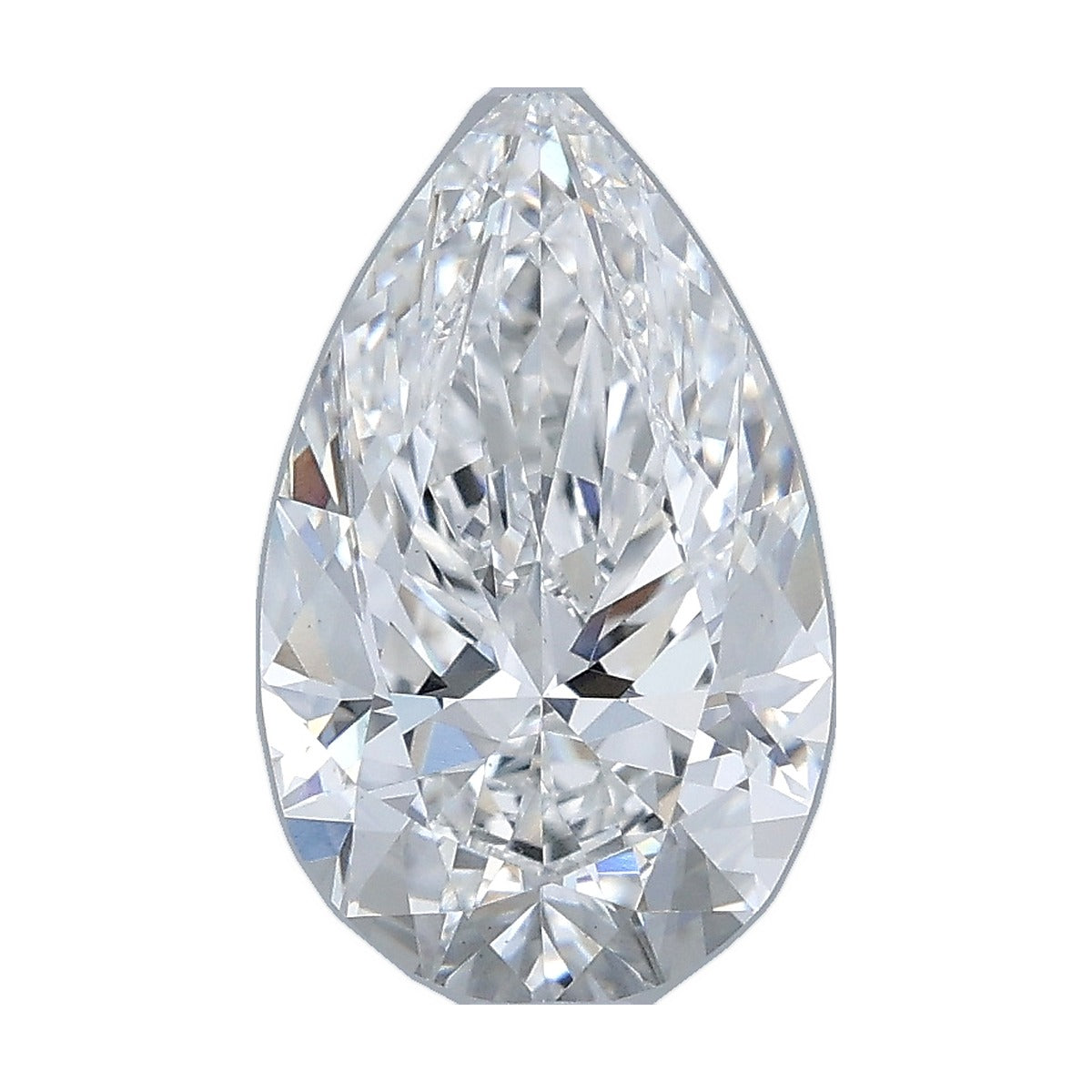 2.04 ct pear lab-grown diamond, E color, VS2 clarity, IGI certified, still from its 360° video